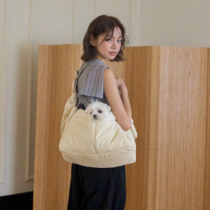 【予約】open bag - ivory [APERTY]