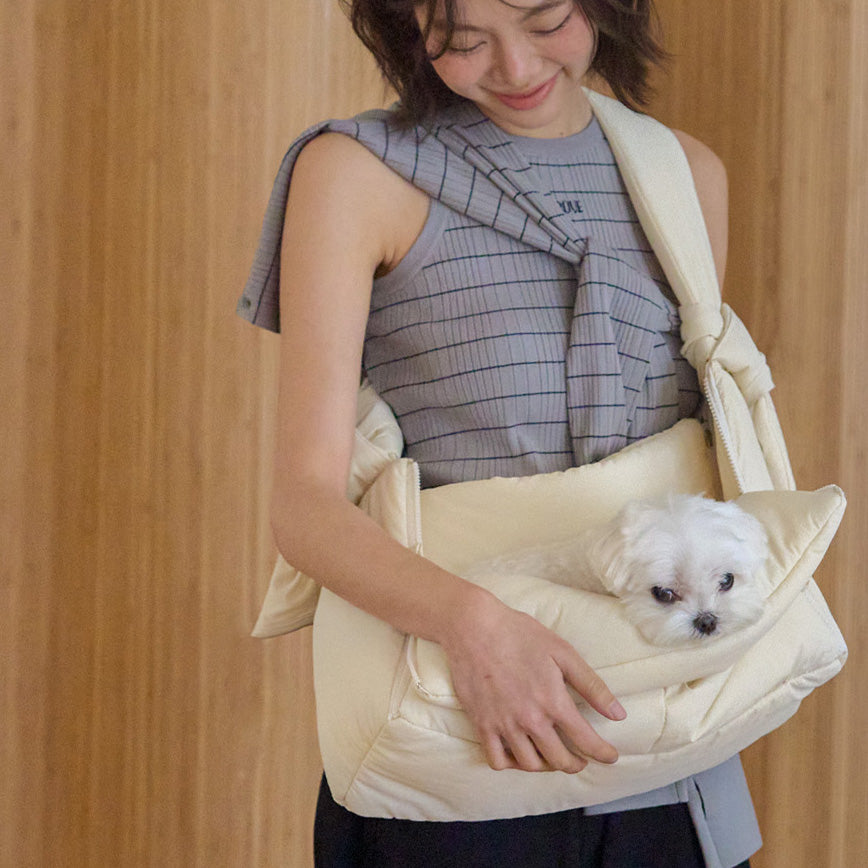 【予約】open bag - ivory [APERTY]