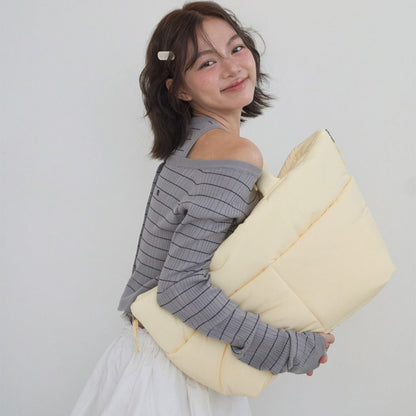 【予約】wide bag - yellow [APERTY]