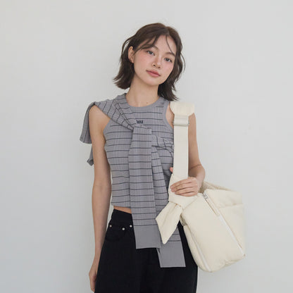 【予約】open bag - ivory [APERTY]