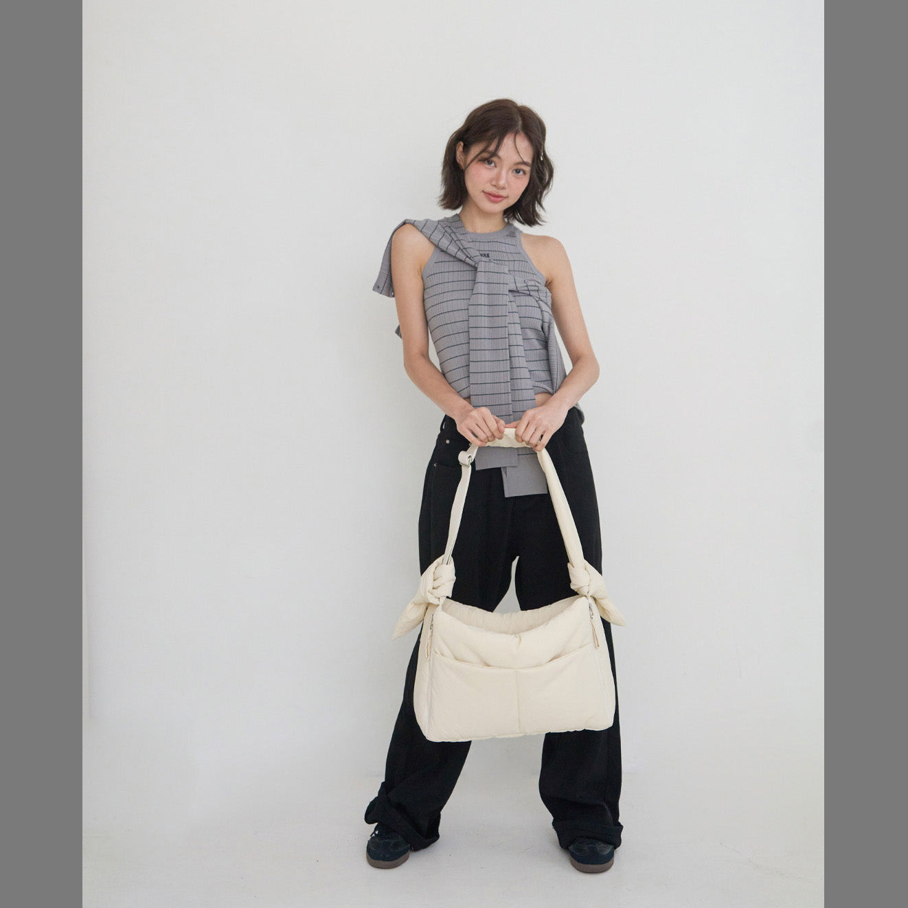 【予約】open bag - ivory [APERTY]