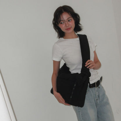 【予約】open bag - black [APERTY]