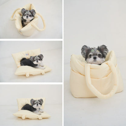 【予約】wide bag - yellow [APERTY]