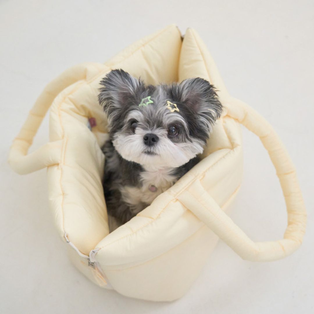 【予約】wide bag - yellow [APERTY]