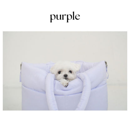 【予約】wide bag - purple [APERTY]