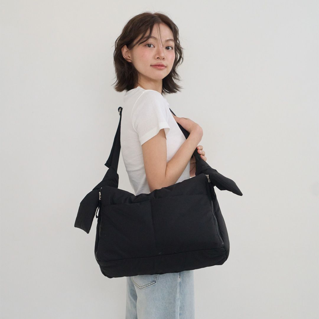 【予約】open bag - black [APERTY]