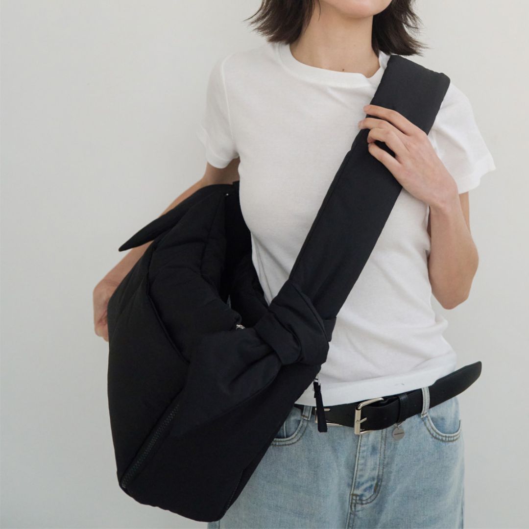 【予約】open bag - black [APERTY]
