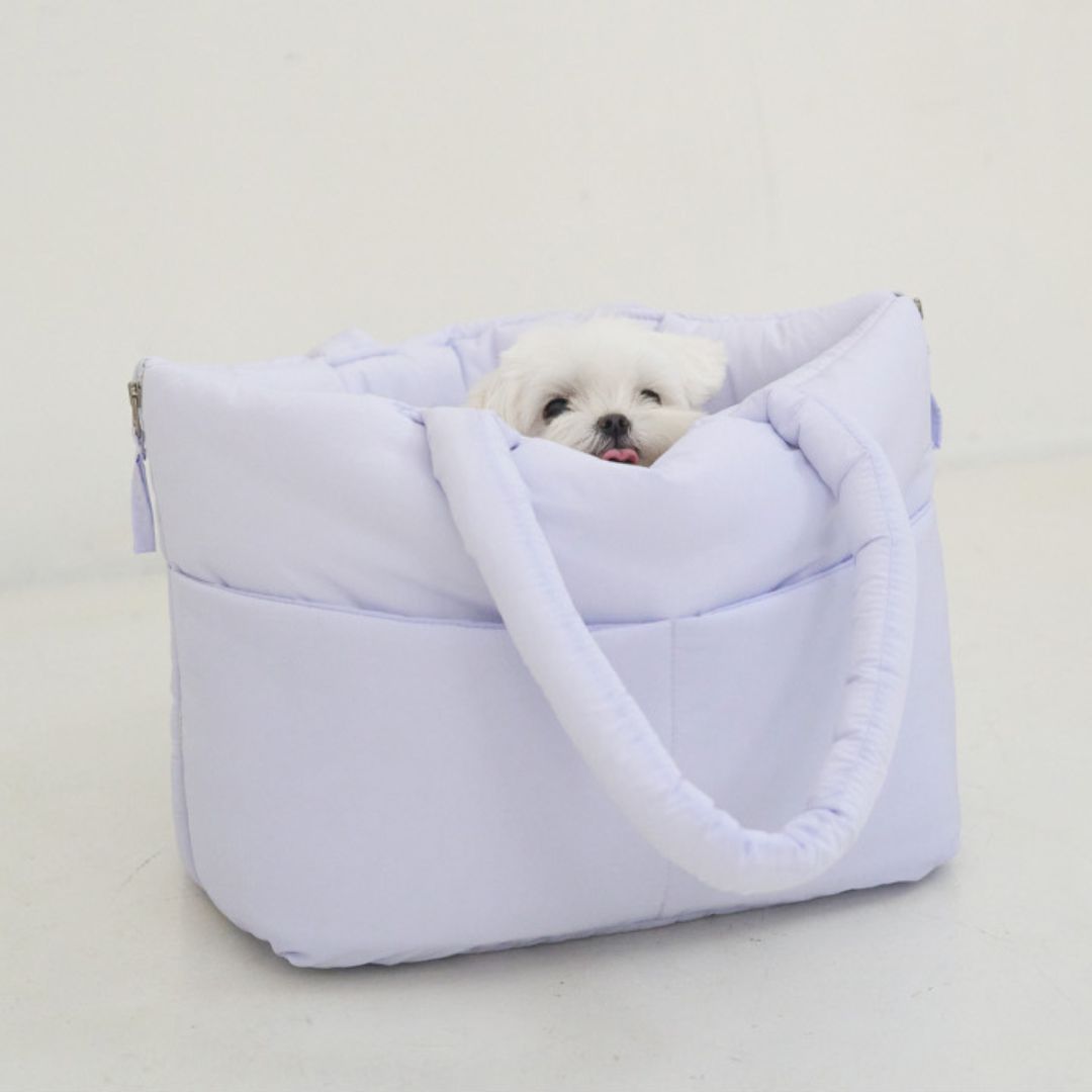 【予約】wide bag - purple [APERTY]