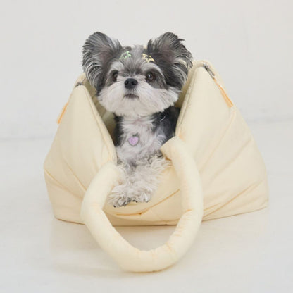【予約】wide bag - yellow [APERTY]