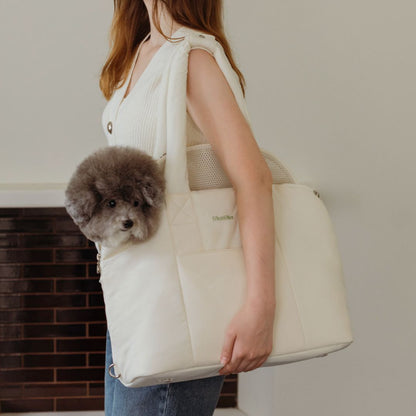 【 likalika 】ふわふわ Fluffy Carrier Bag （2color）