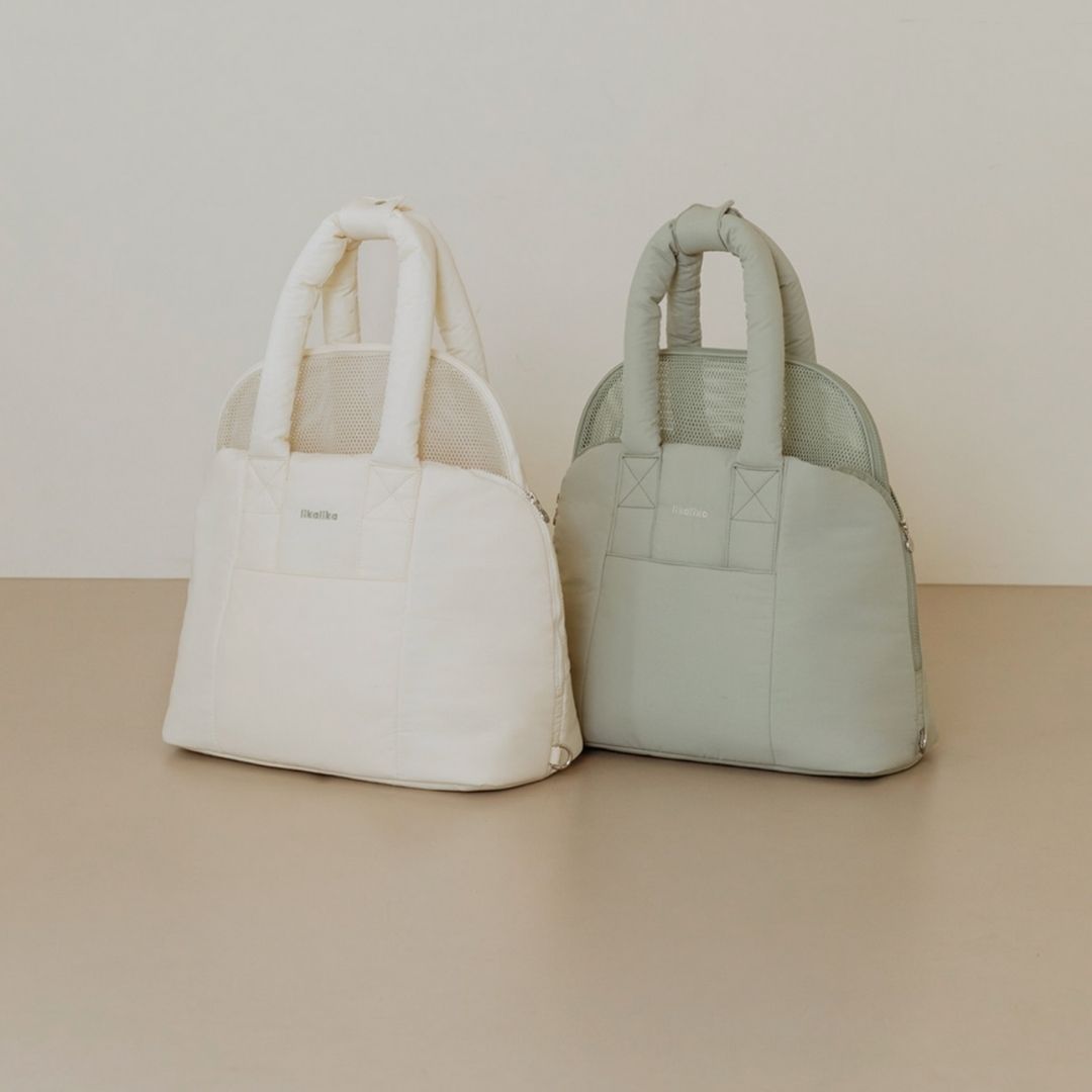 【 likalika 】ふわふわ Fluffy Carrier Bag （2color）