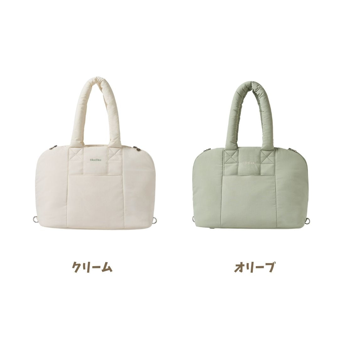 【 likalika 】ふわふわ Fluffy Carrier Bag （2color）