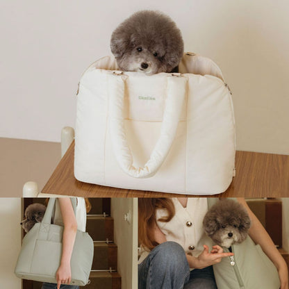 【 likalika 】ふわふわ Fluffy Carrier Bag （2color）