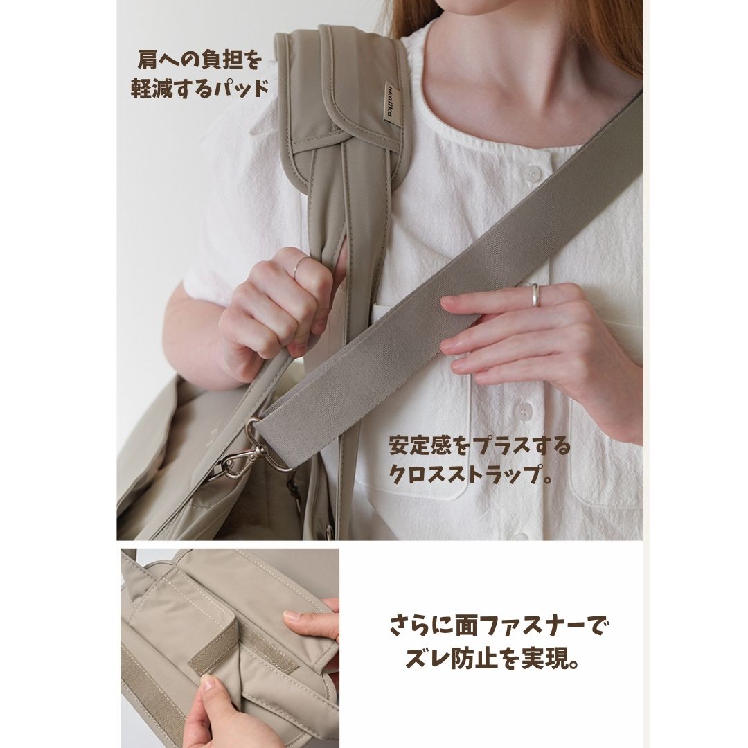 【 likalika 】cushion shoulder bag（3color）