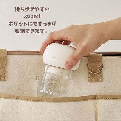 【 likalika 】one-touch water bottle（3color）