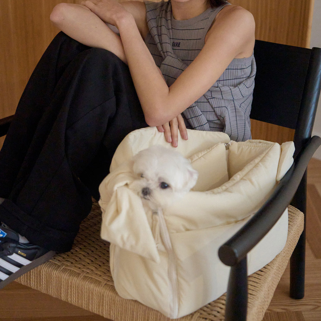 【予約】open bag - ivory [APERTY]