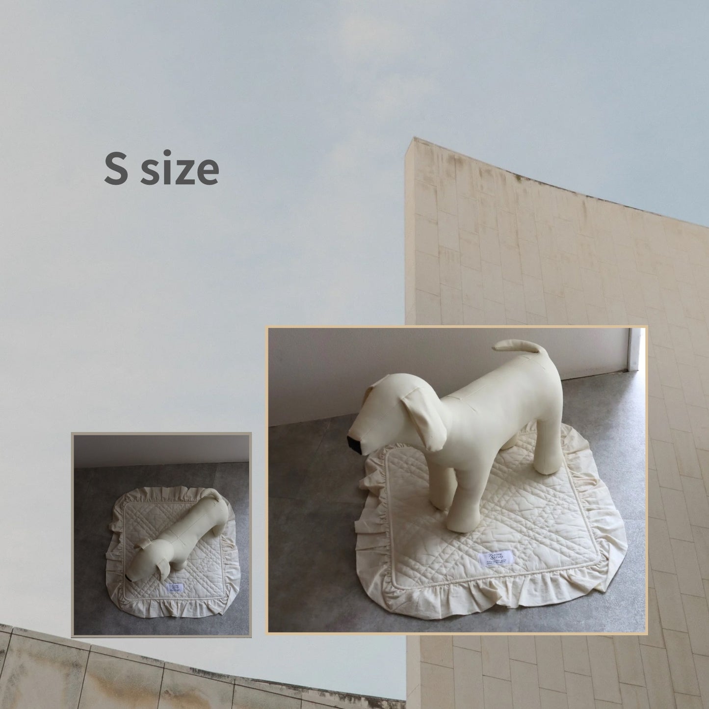 Rainy Syrup french frill cafe mat