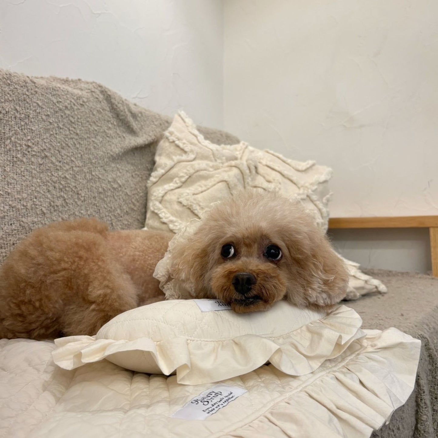 Rainy Syrup french frill cafe mat