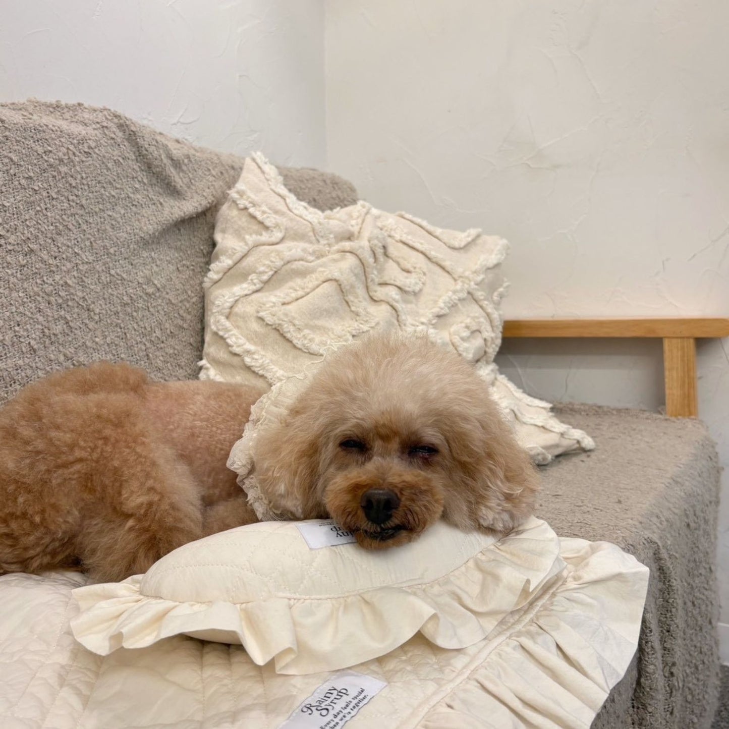 Rainy Syrup french frill cafe mat