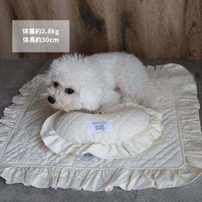 Rainy Syrup french frill cafe mat